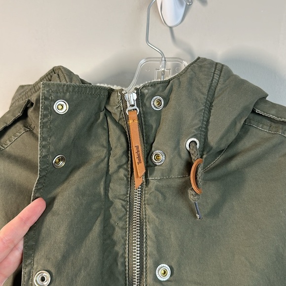 Timberland Womens Teddy Fleece Lined Parka Size XS - Picture 13 of 16
